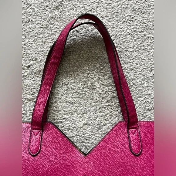EUC Neiman Marcus Large Fuscia Tote - Picture 3 of 11